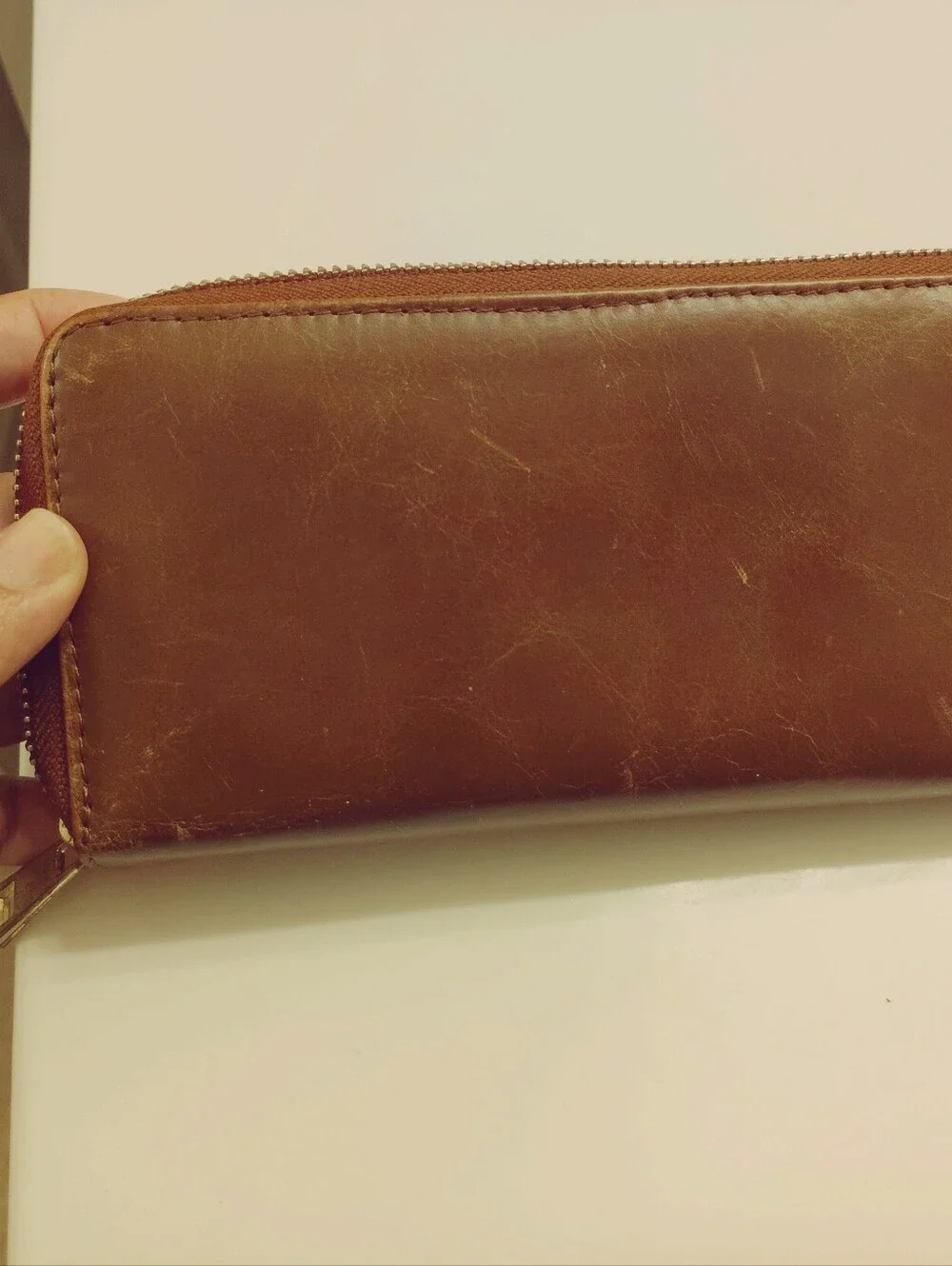 N/A brown leather